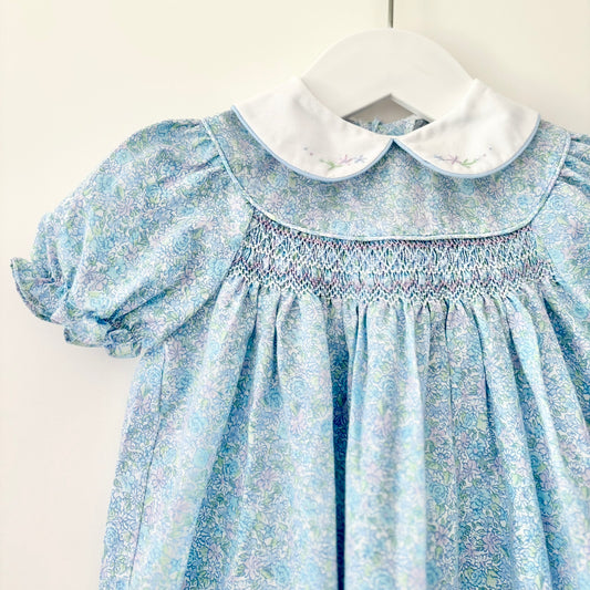 Vintage Smocked Dress, 3-6m