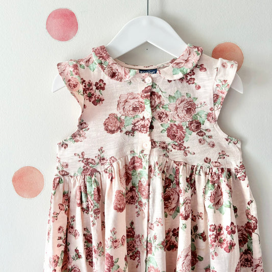 Ricochet Rose Dress, Size 4