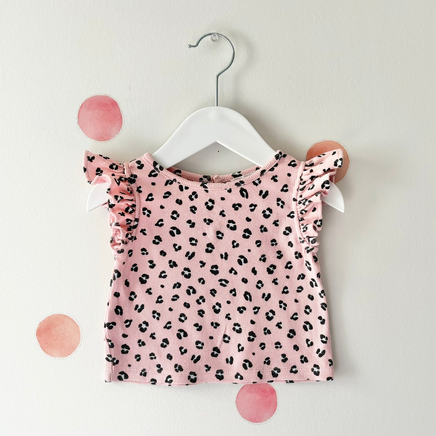 Country Road Leopard Tee, 6-12m