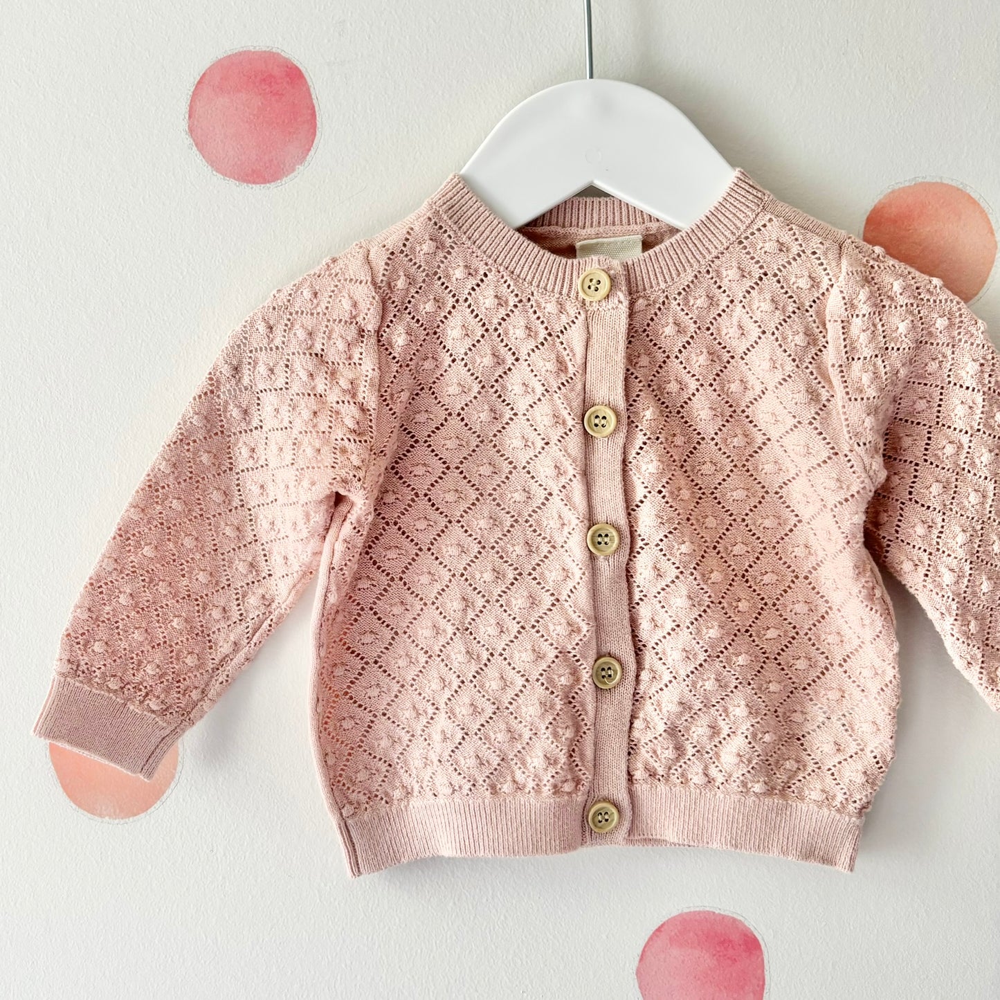 Little Bundle Bobble Cardigan, 3-6m