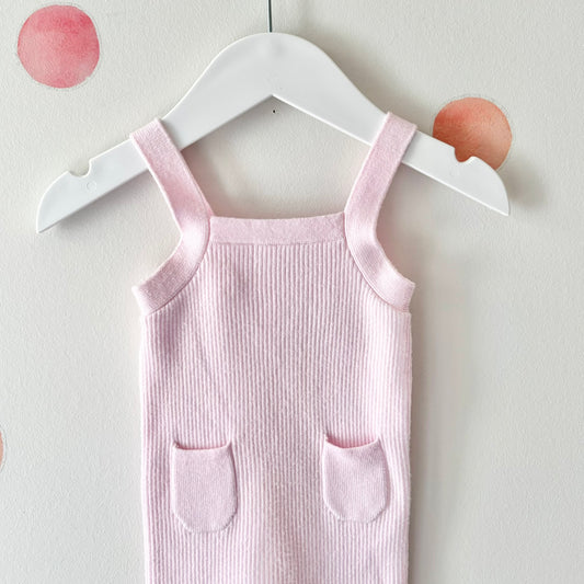 Seed Knit Overalls, Newborn