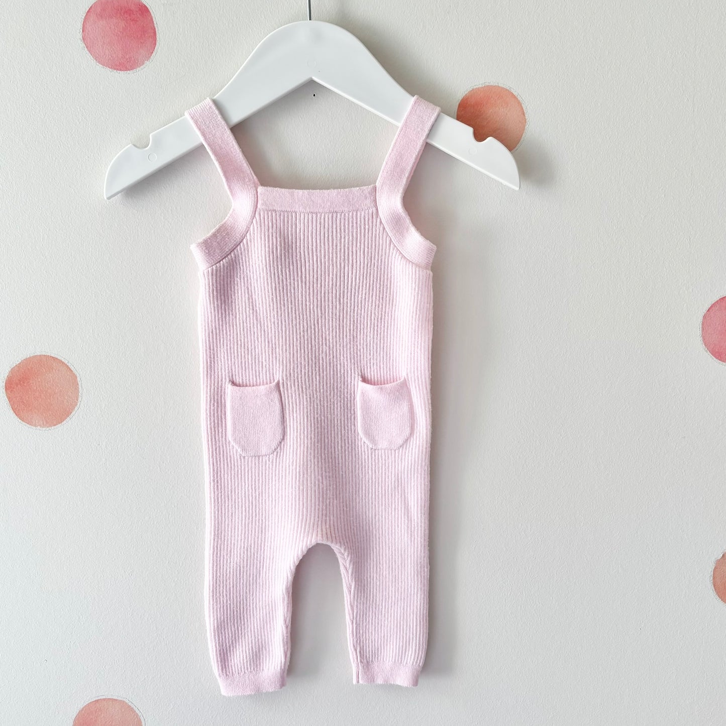 Seed Knit Overalls, Newborn