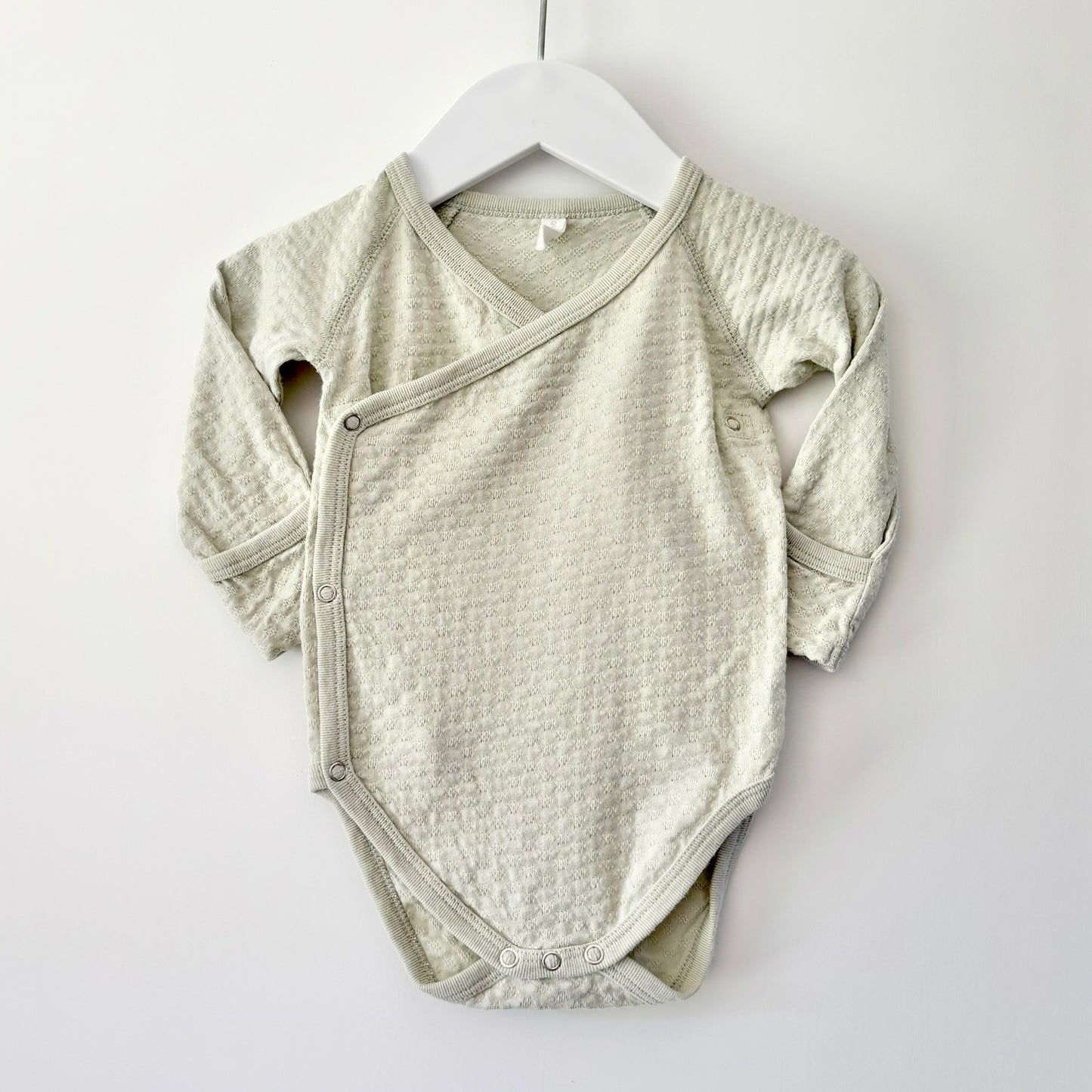 Quincy Mae Sage Waffle Set, 3-6m