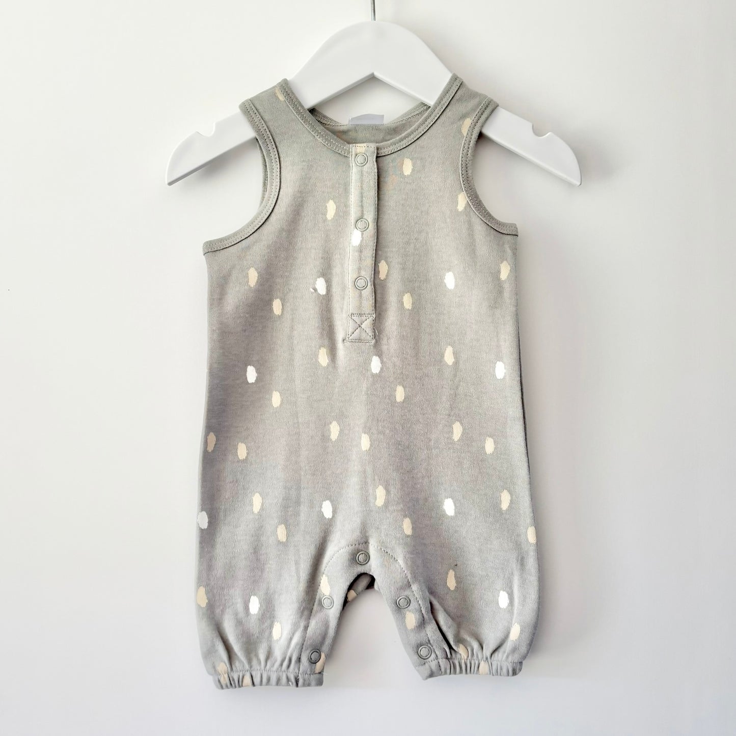 Teeny Weeny Sage Playsuit, 0-3m (NEW)