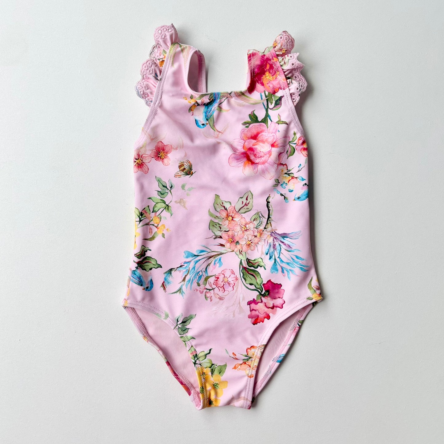 Next Floral Swimsuit, 6-9m (NEW)