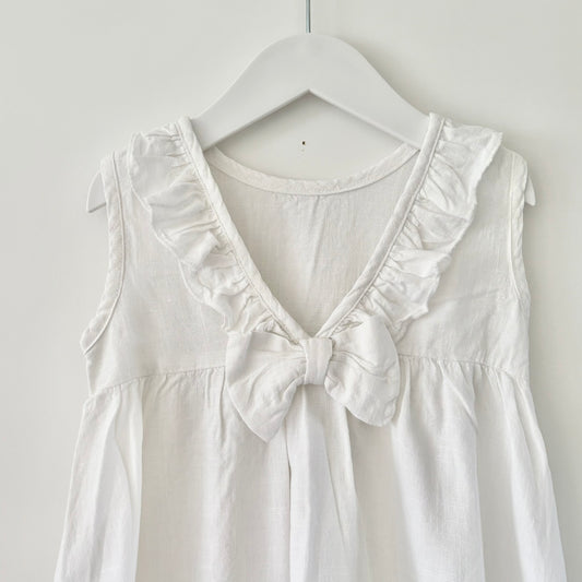 Vintage Plume Bow Dress, Size 2