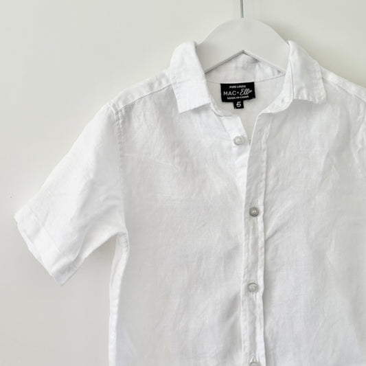 Mac & Ellie Linen Shirt, Size 5