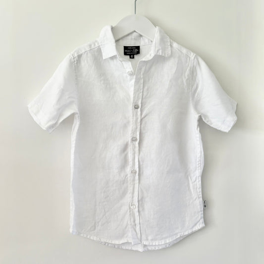 Mac & Ellie Linen Shirt, Size 5