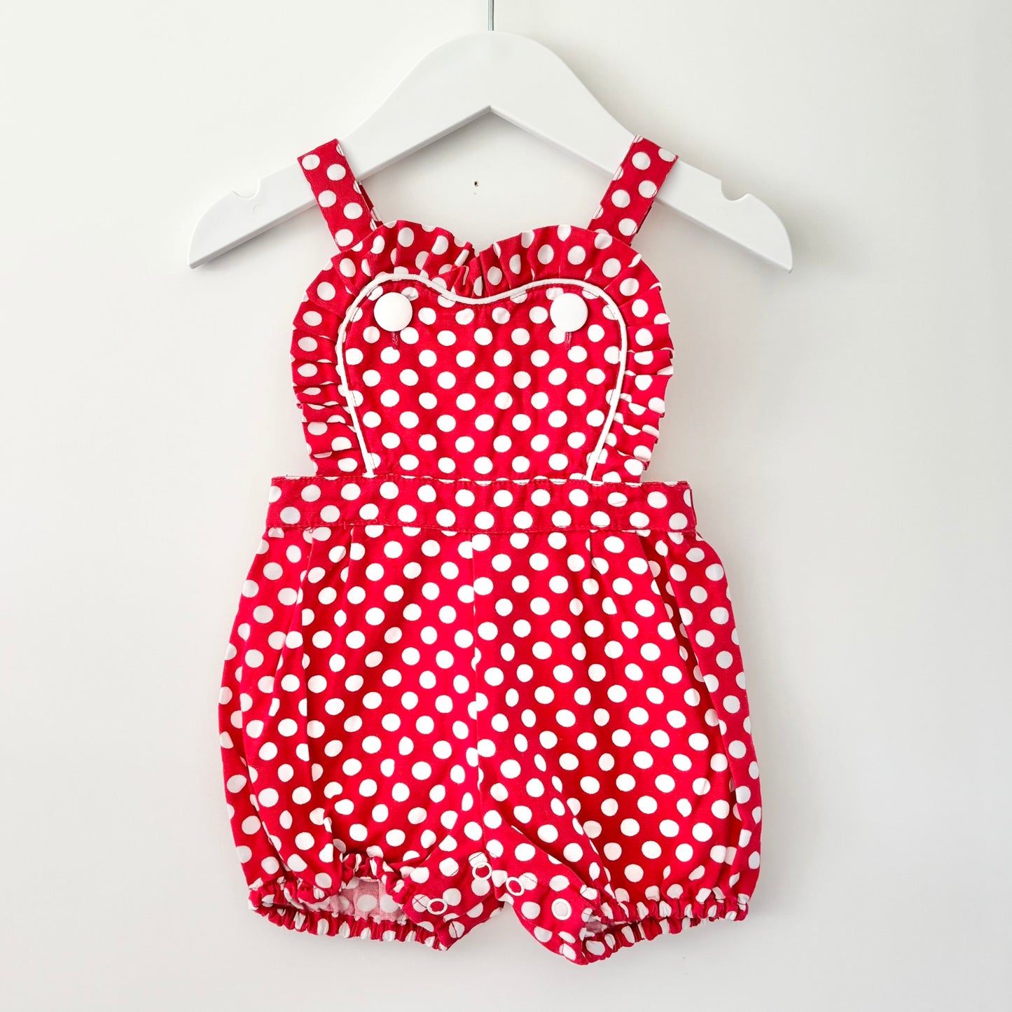 Rock Your Baby Polka Dot Playsuit, 3-6m