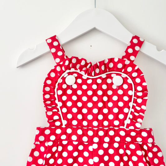 Rock Your Baby Polka Dot Playsuit, 3-6m