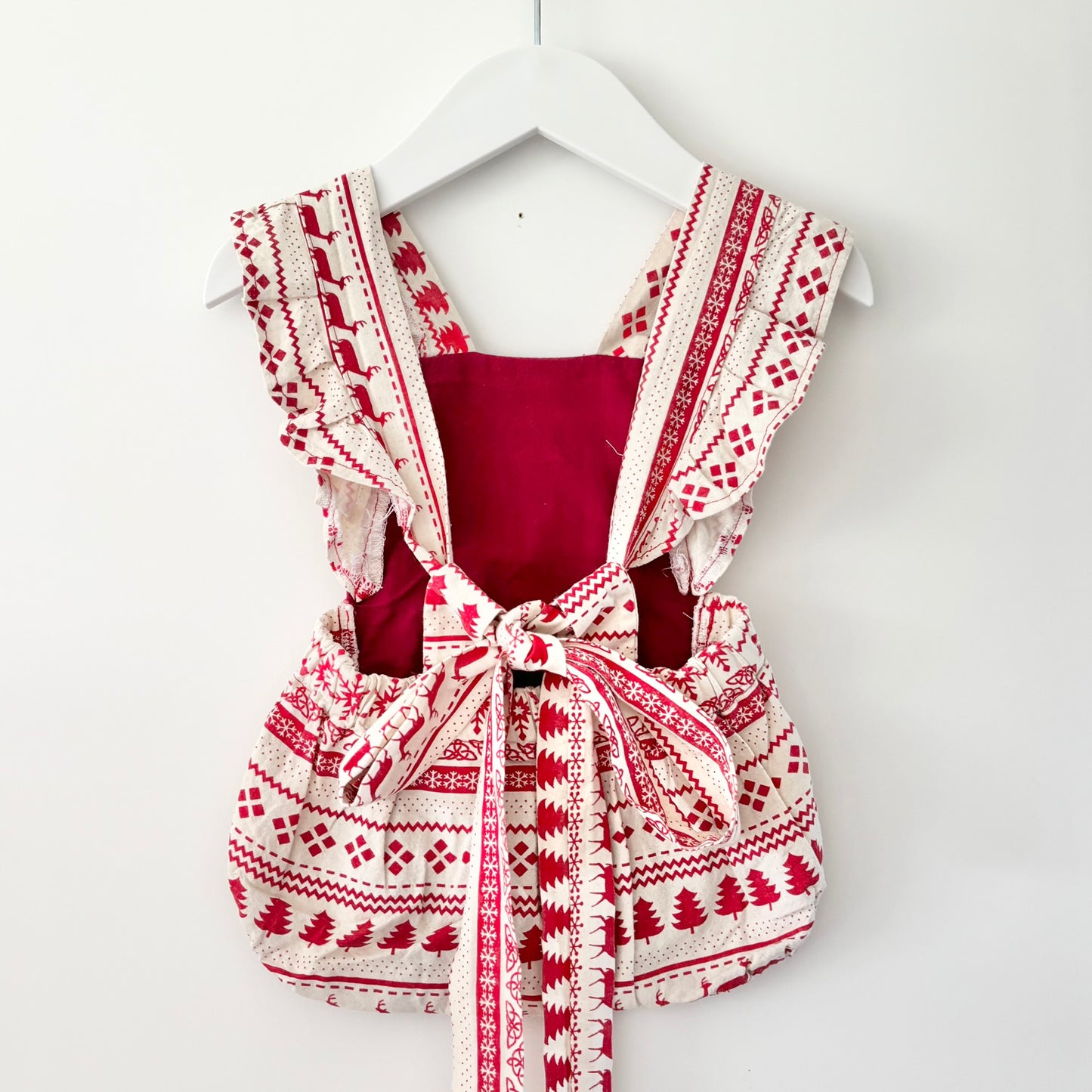 Handmade Christmas Romper, 6m