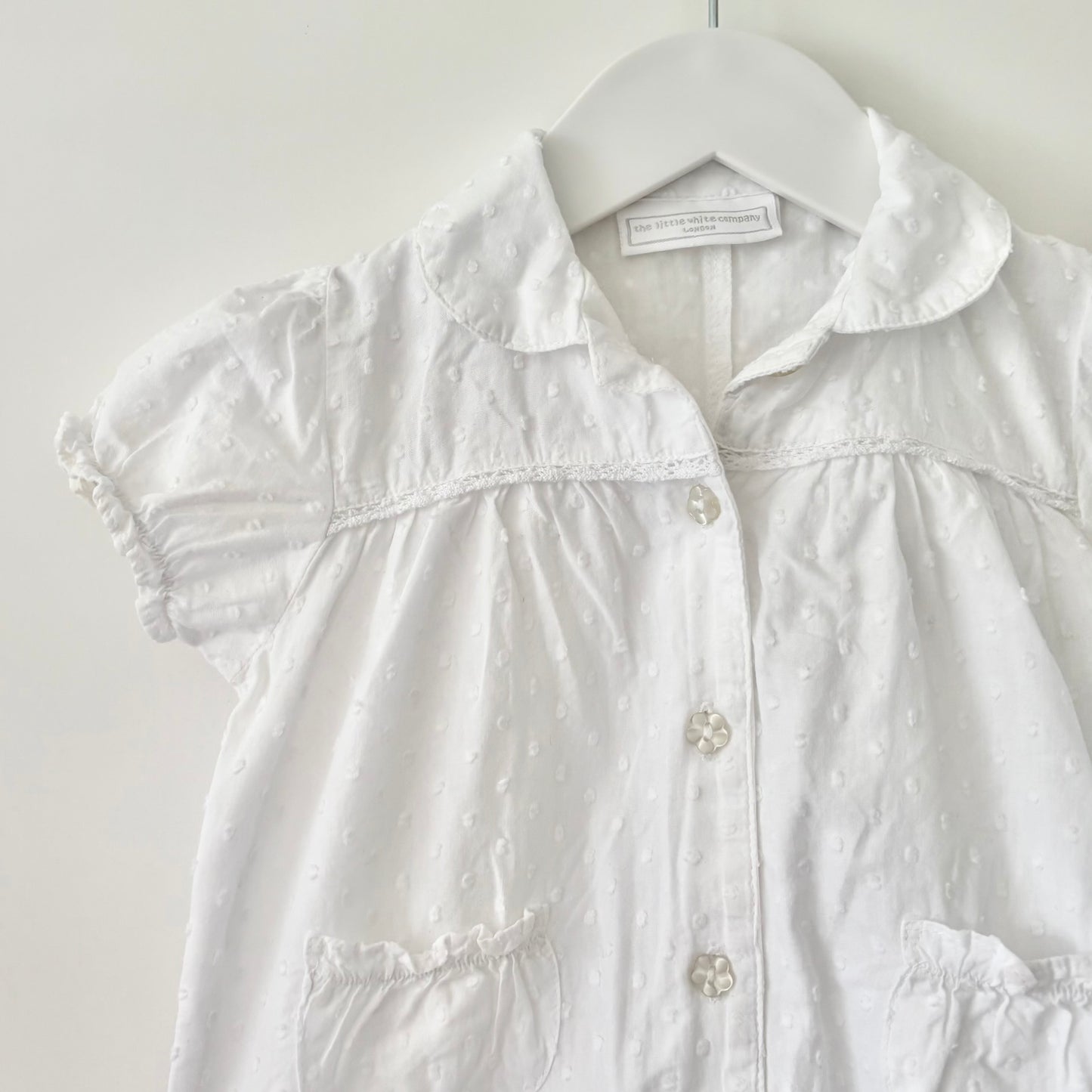 Little White Company Romper, 6-9m