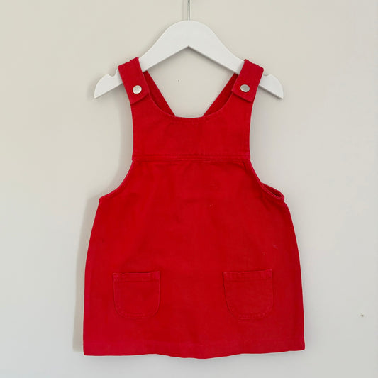 Baby Hop Denim Pinny, Size 3