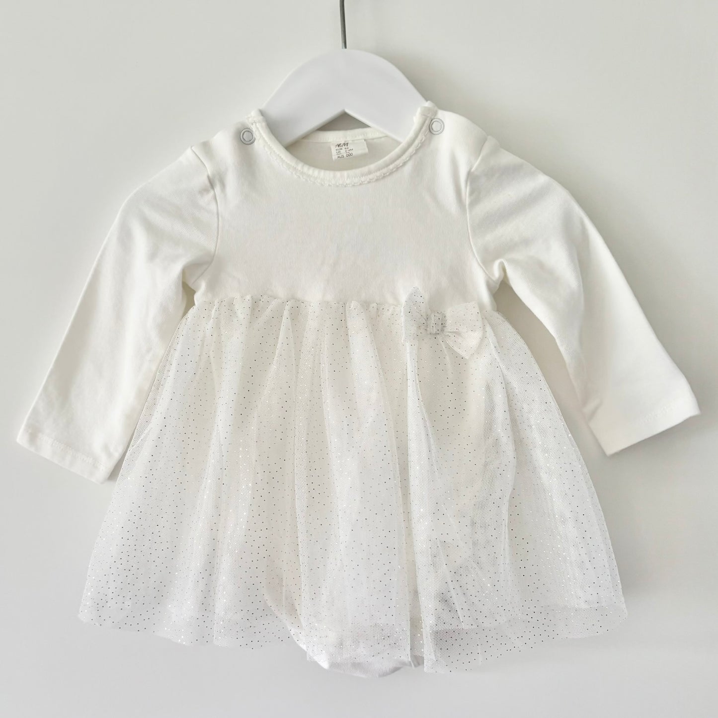 H&M Tutu Bodysuit Dress, 0-3m