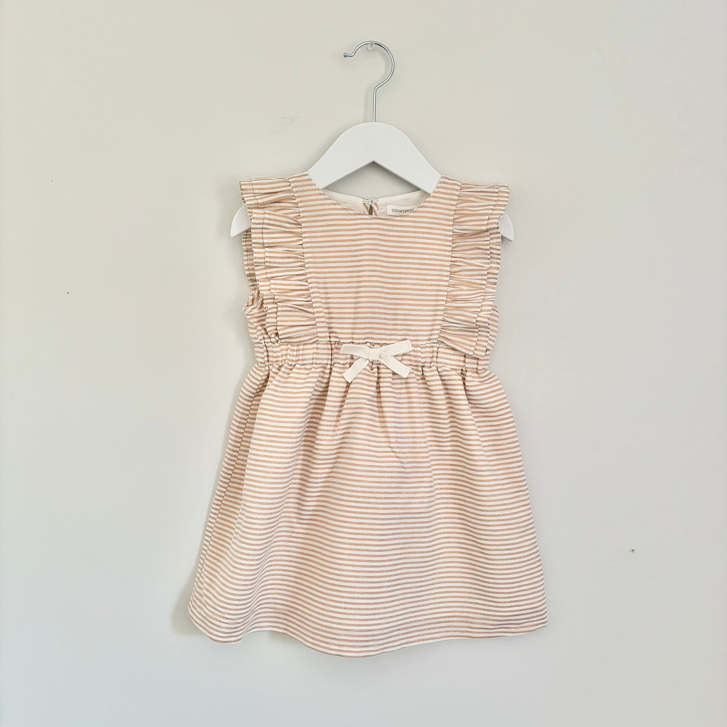 Country Road Rose Gold Stripe Dress, 18-24m