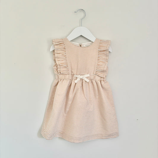 Country Road Rose Gold Stripe Dress, 18-24m