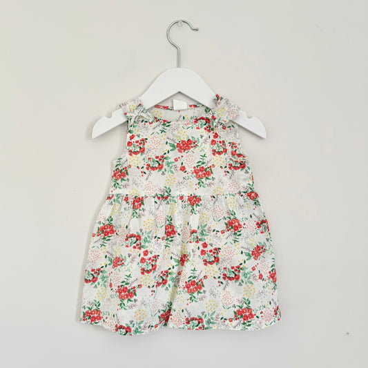 H&M Festive Floral Dress, 6-9m