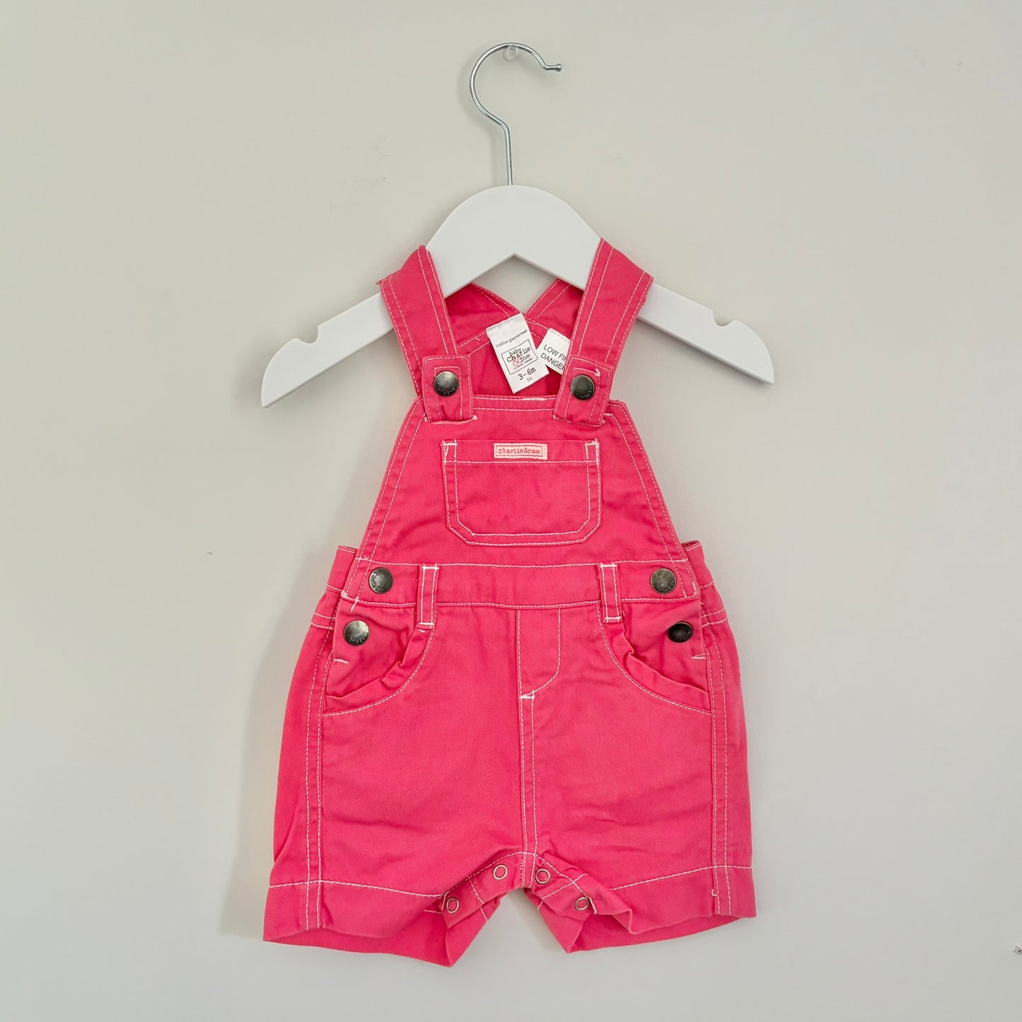 Charlie & Me Overalls, 3-6m