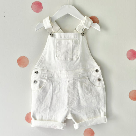 LTL PPL White Denim Overalls, Size 5