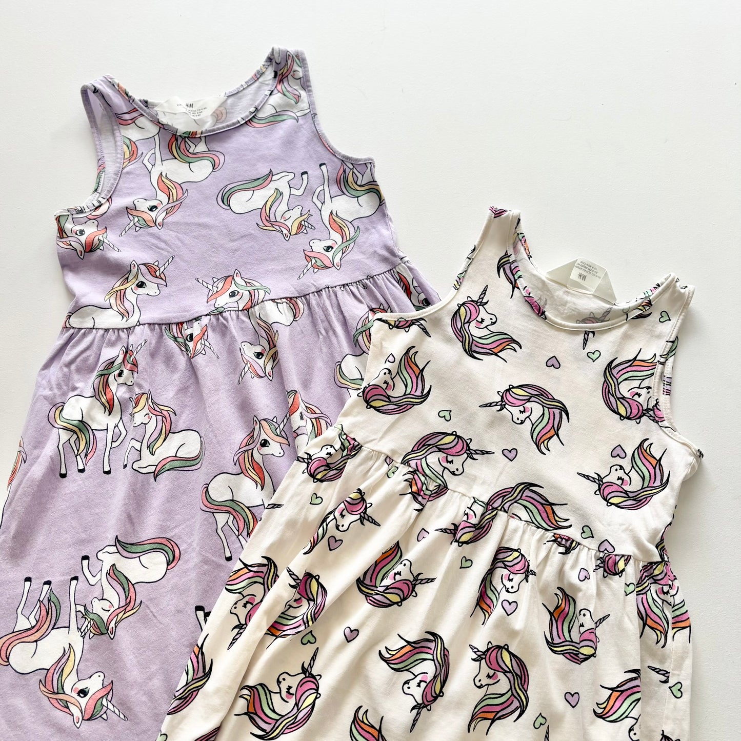 H&M Unicorn Dresses x2, Size 5-6