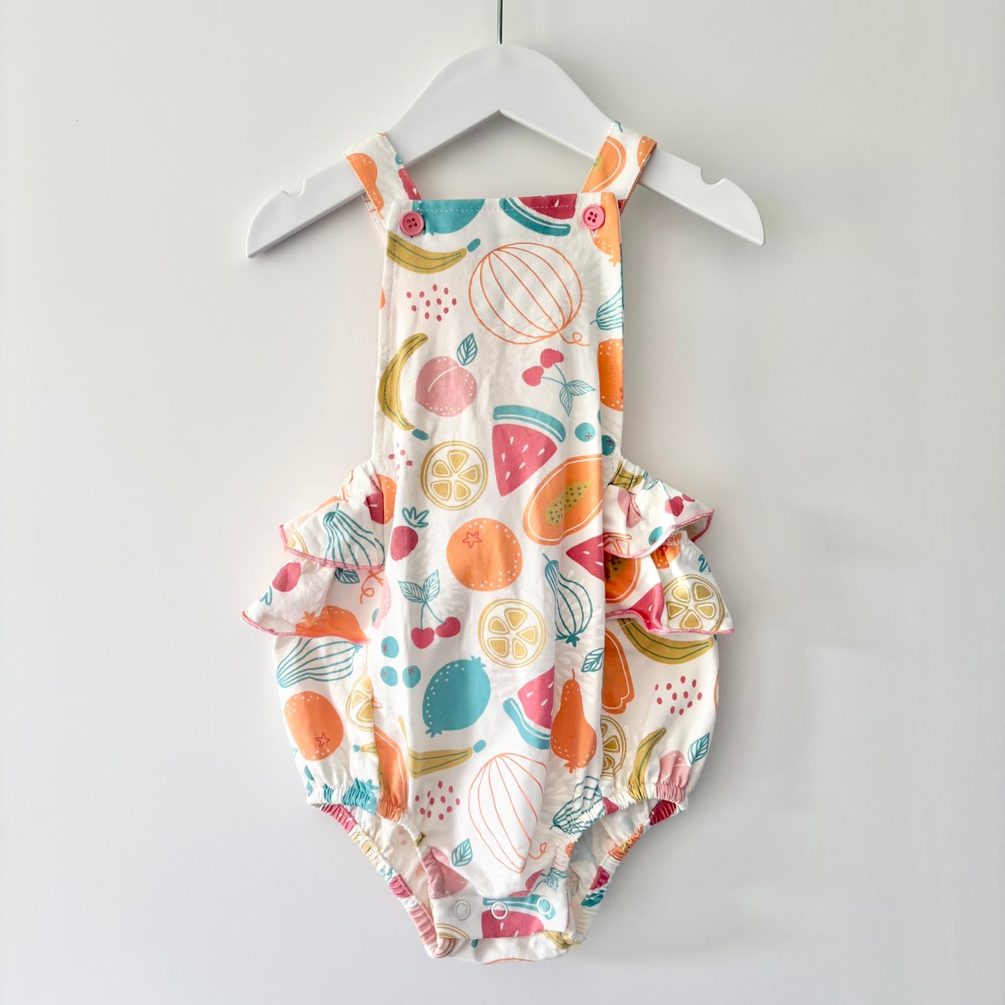 Teeny Weeny Fruity Romper, Size 1 (NEW)