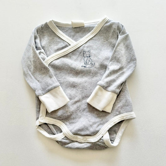$2 BASICS - Little Bundle Fox Bodysuit, 0-3m
