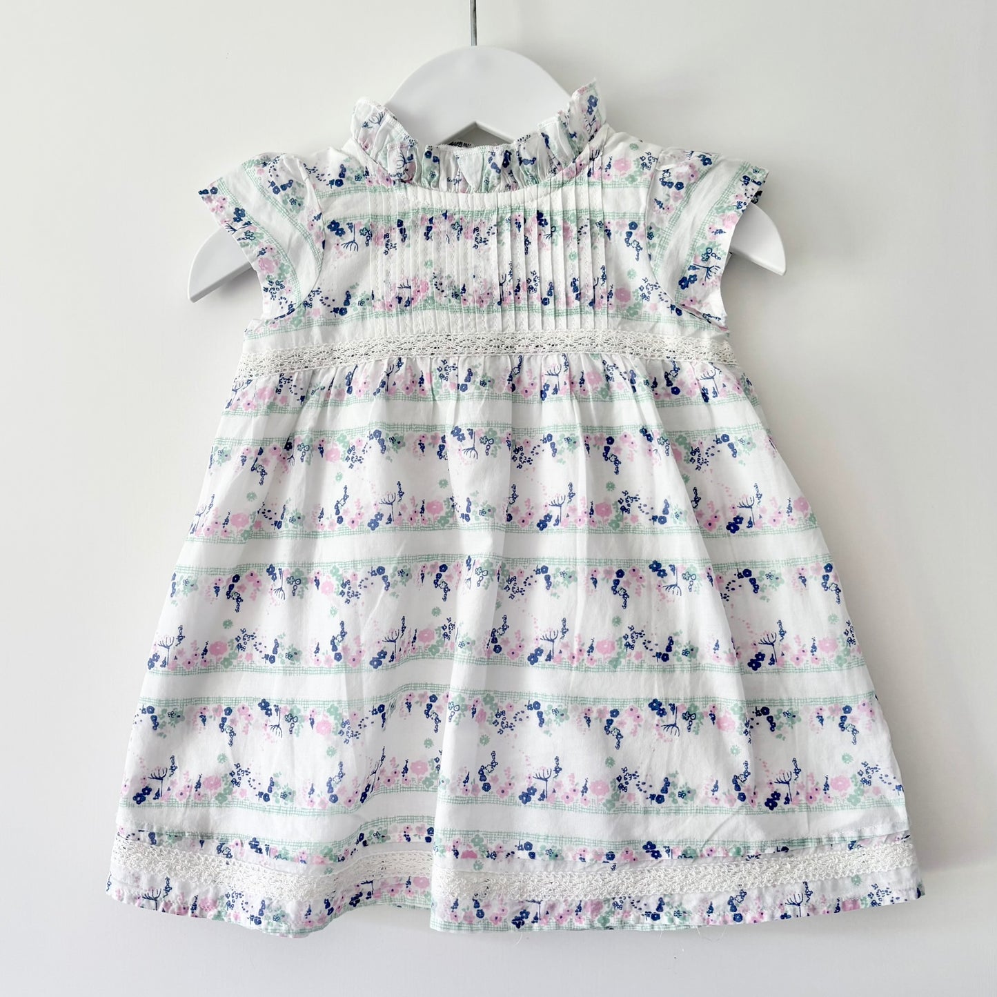 Next Vintage Floral Dress, 3-6m