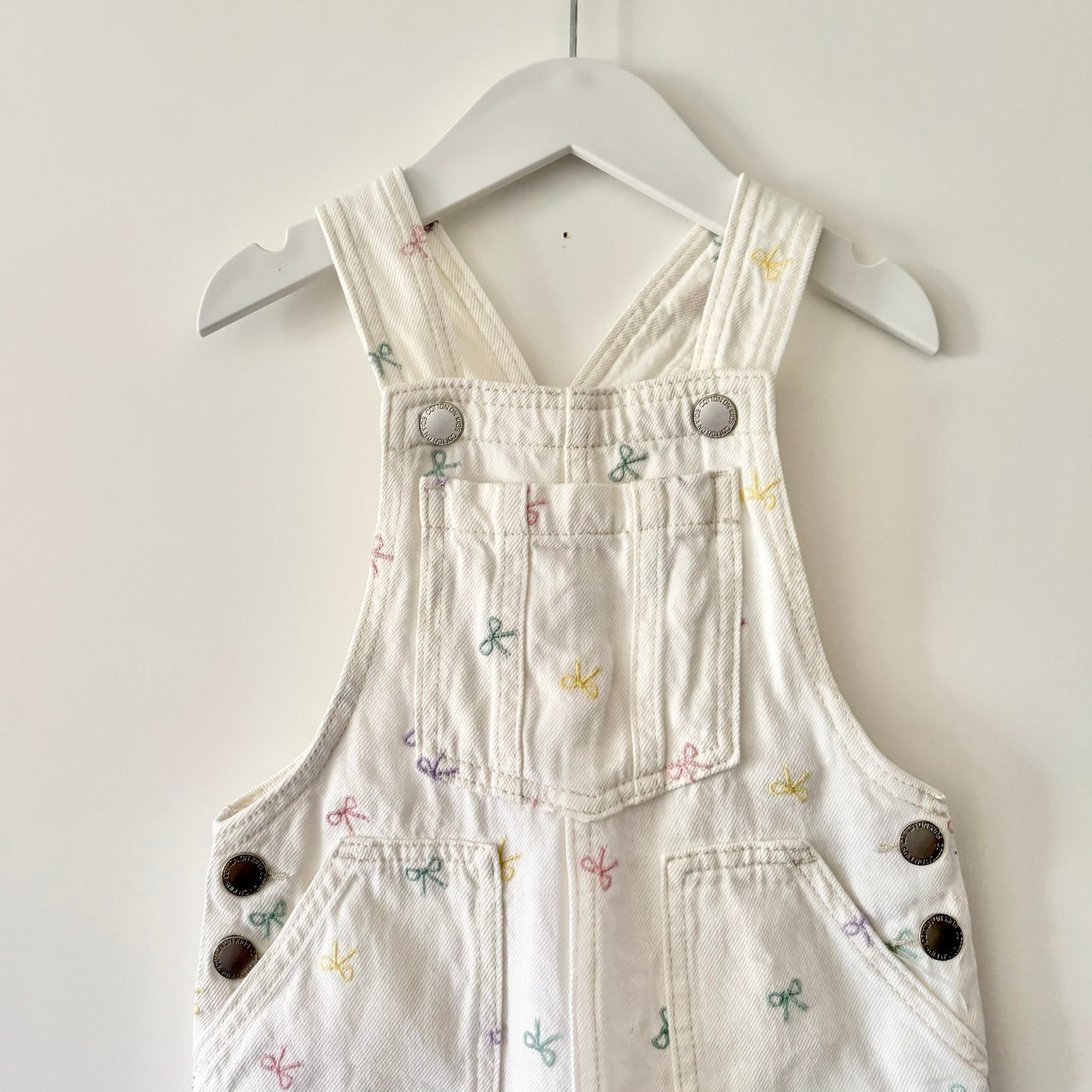 Cotton On Bow Overalls, Size 5
