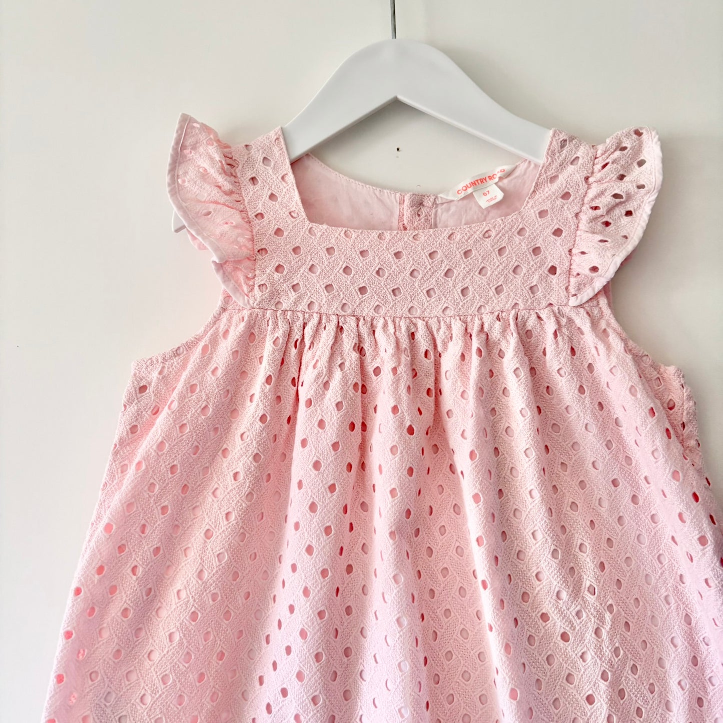 Country Road Broderie Top, Size 7