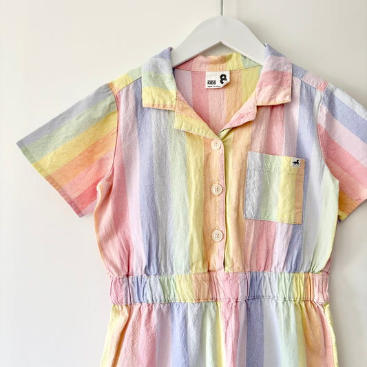 Cotton On Rainbow Jumpsuit, Size 8