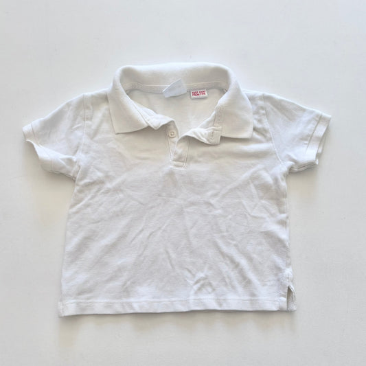 $2 BASICS - Zara Polo, 12-18m (White)