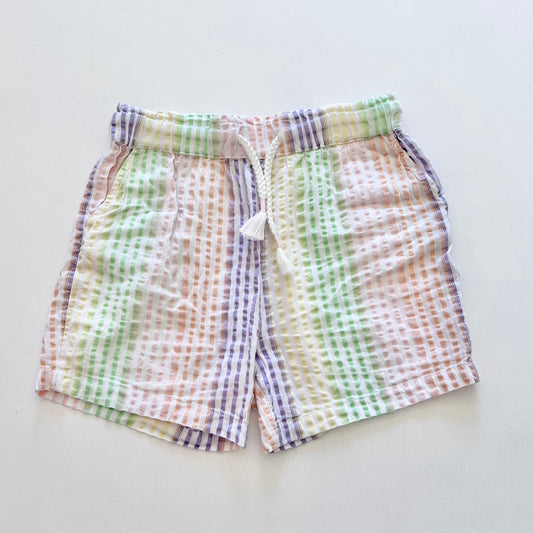 $2 BASICS - Rainbow Cotton Shorts, Size 7