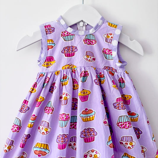 Handmade Cupcake Dress, 6m