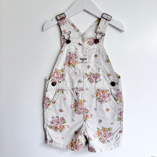 OshKosh Floral Overalls, Size 2T