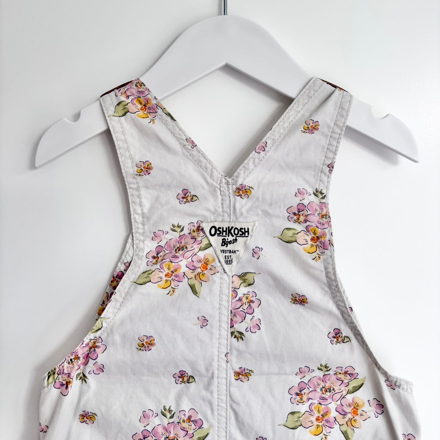 OshKosh Floral Overalls, Size 2T
