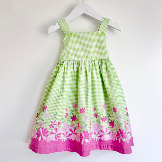 Vintage Kids Stuff Gingham Dress, Size 2
