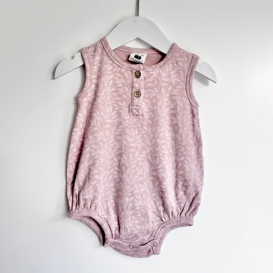 Buck & Baa Petal Vines Romper, 6m