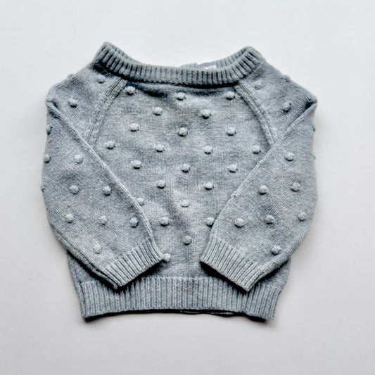 Jamie Kay Dotty Knit, 6-12m (Mist)