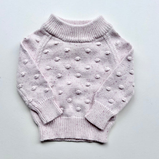 Jamie Kay Dotty Knit, 3-6m (Pastel Fleck)