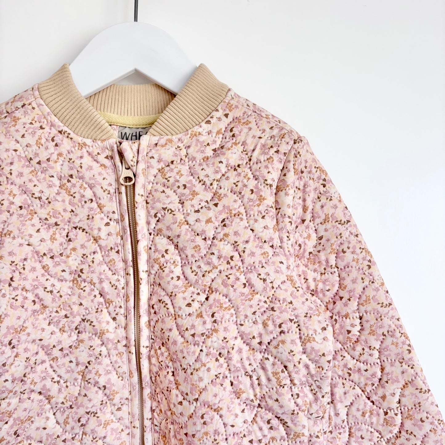 Wheat Quilted Jacket, Size 5