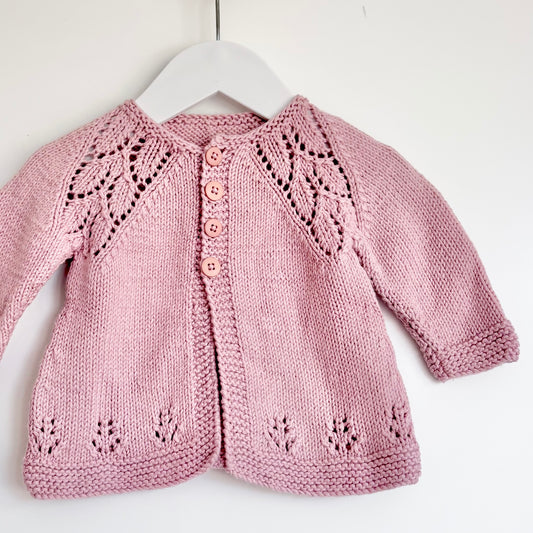 Handknitted Cardigan, 3-6m
