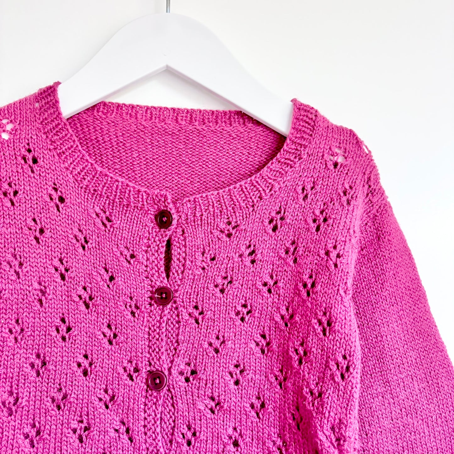 Hanknitted Cardigan, Size 2