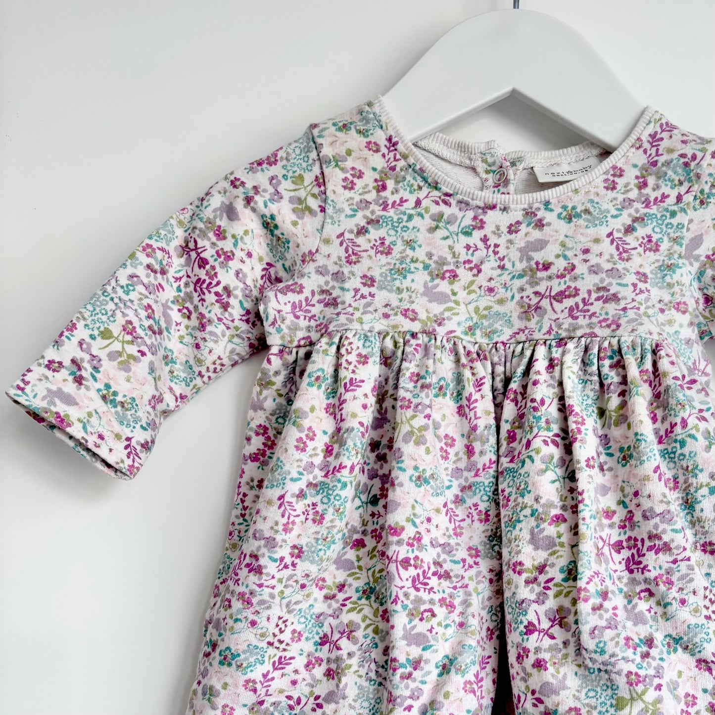 Next Floral Dress, 3-6m