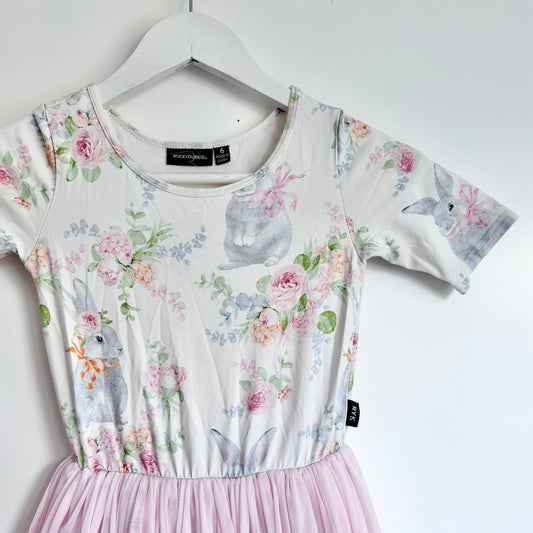 Rock Your Kid Bunny Tutu Dress, Size 6