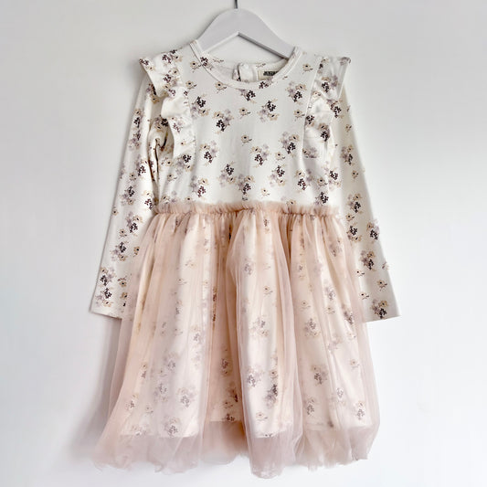Bencer & Hazelnut Floral Tutu Dress, Size 6