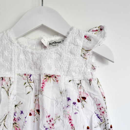 Arthur Ave Floral Romper, Size 0