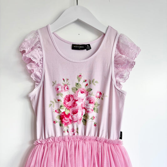 Rock Your Kid Rose Tutu Dress, Size 8
