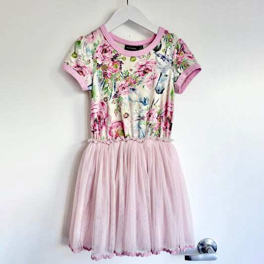 Rock Your Kid Unicorn Tutu Dress, Size 7