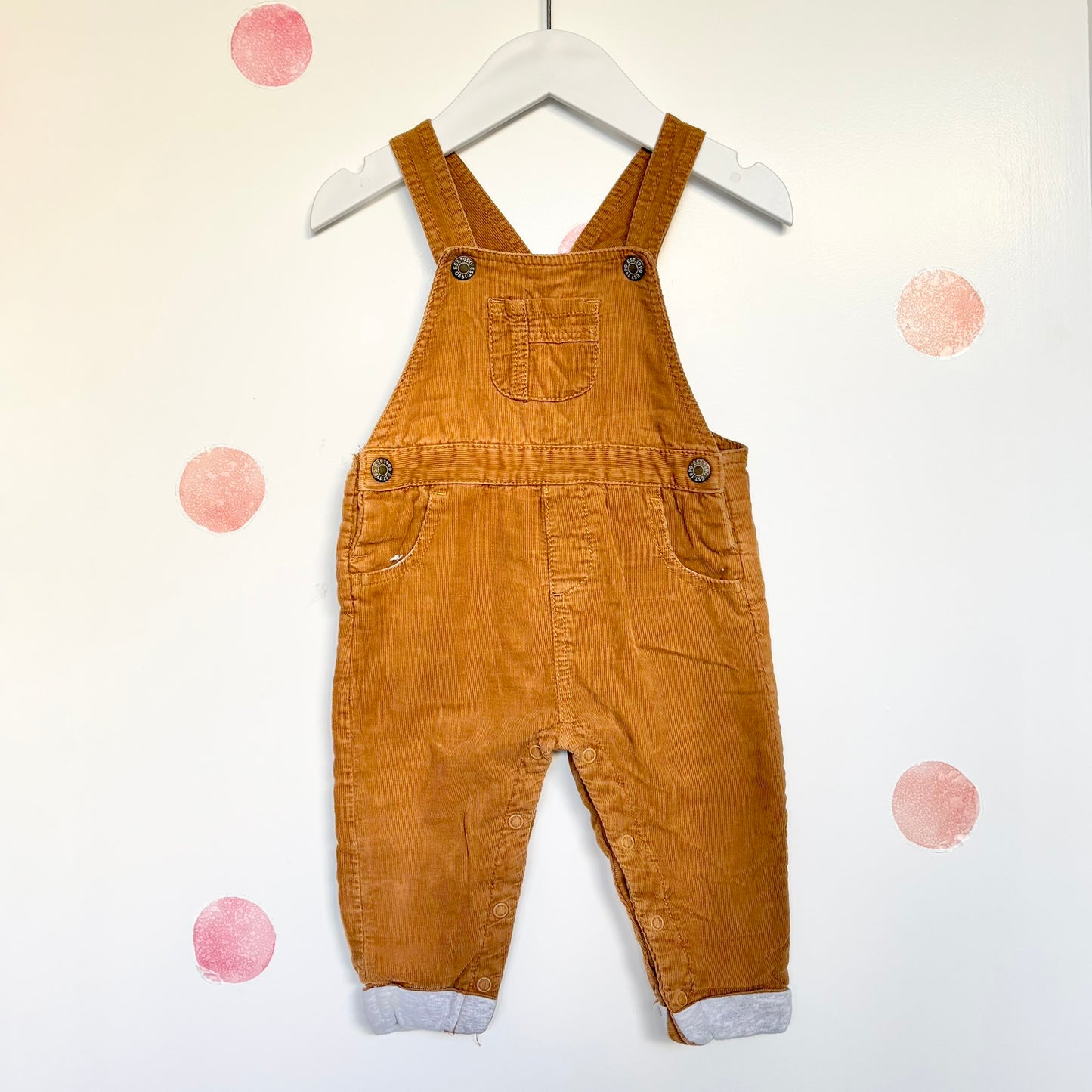 Teeny Weeny Cord Overalls, 6-12m