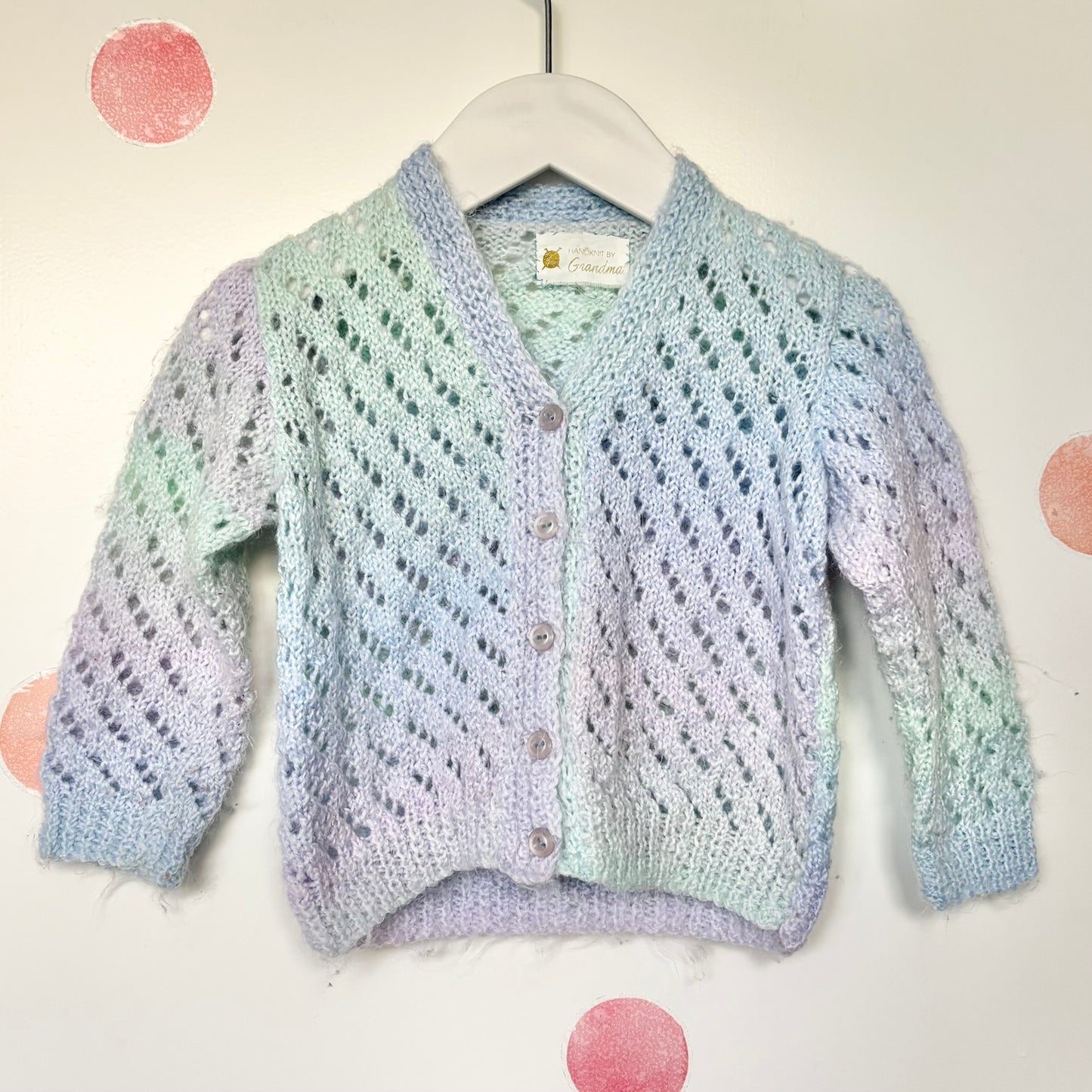 Handmade Pastel Knit, 6-12m